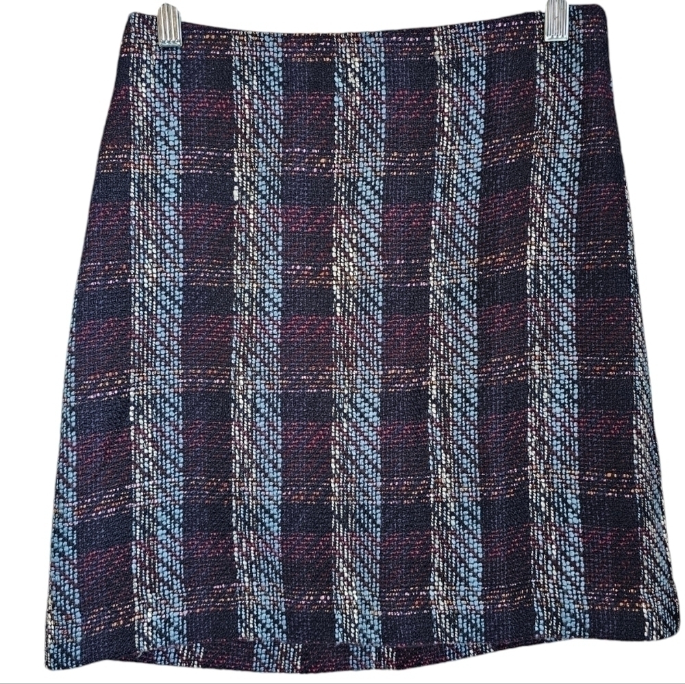 Loft petite 4p Tweed skirt hot trend academia